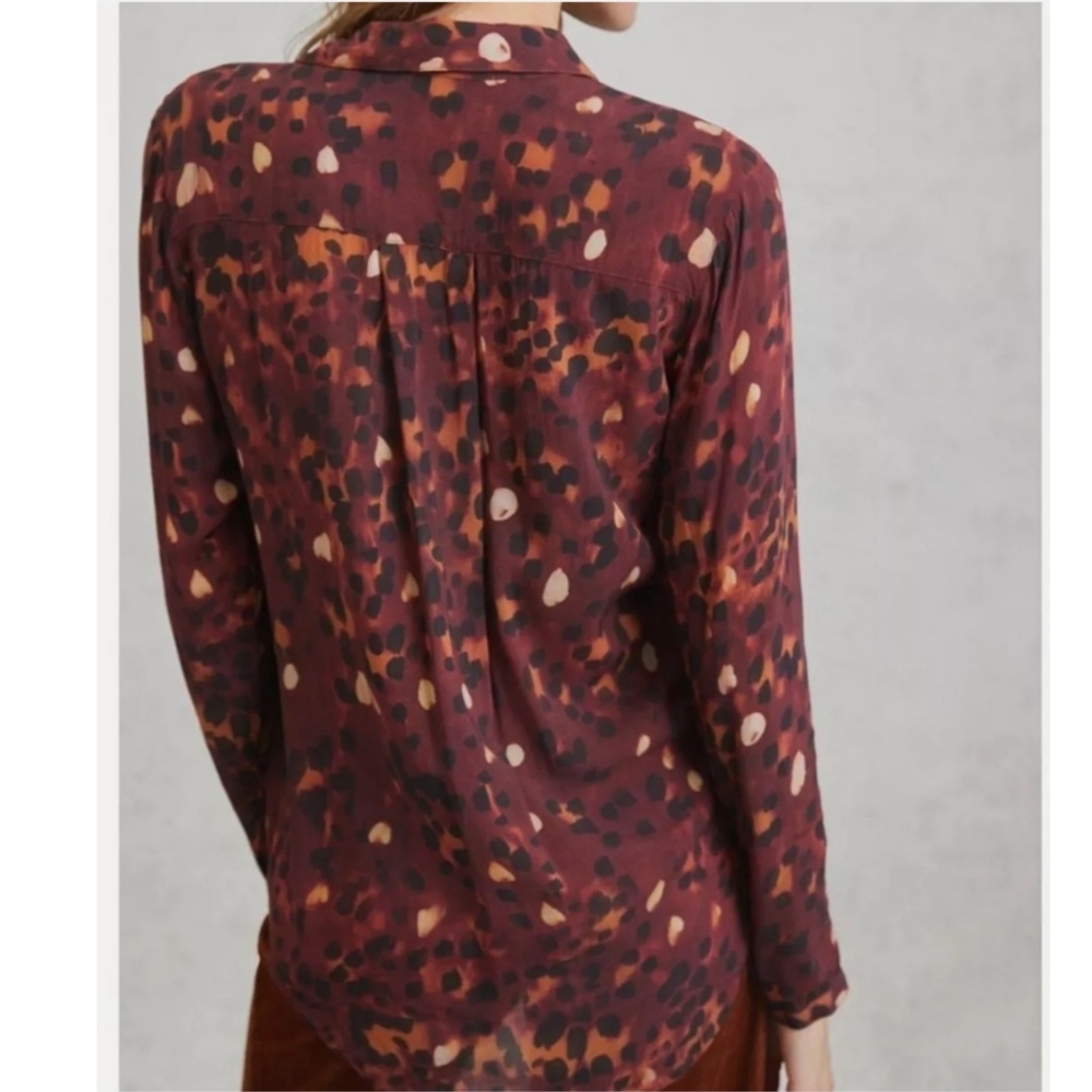 Cloth & Stone Classic Buttondown Blouse Sz M - Picture 2 of 5